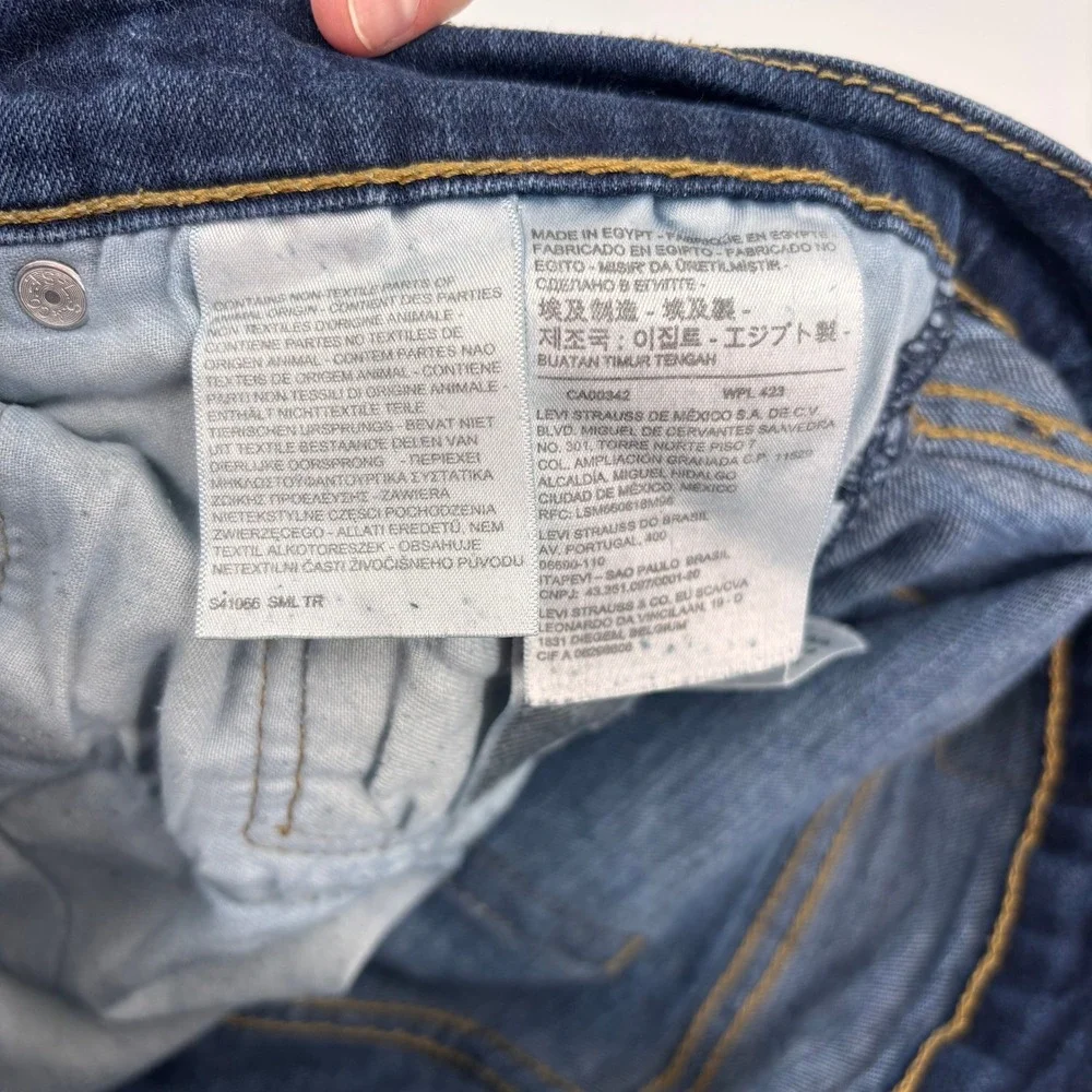 Levi's 511 Slim Fit Jeans Mens 34x36 Dark Wash Excellent Stretch Denim Pants